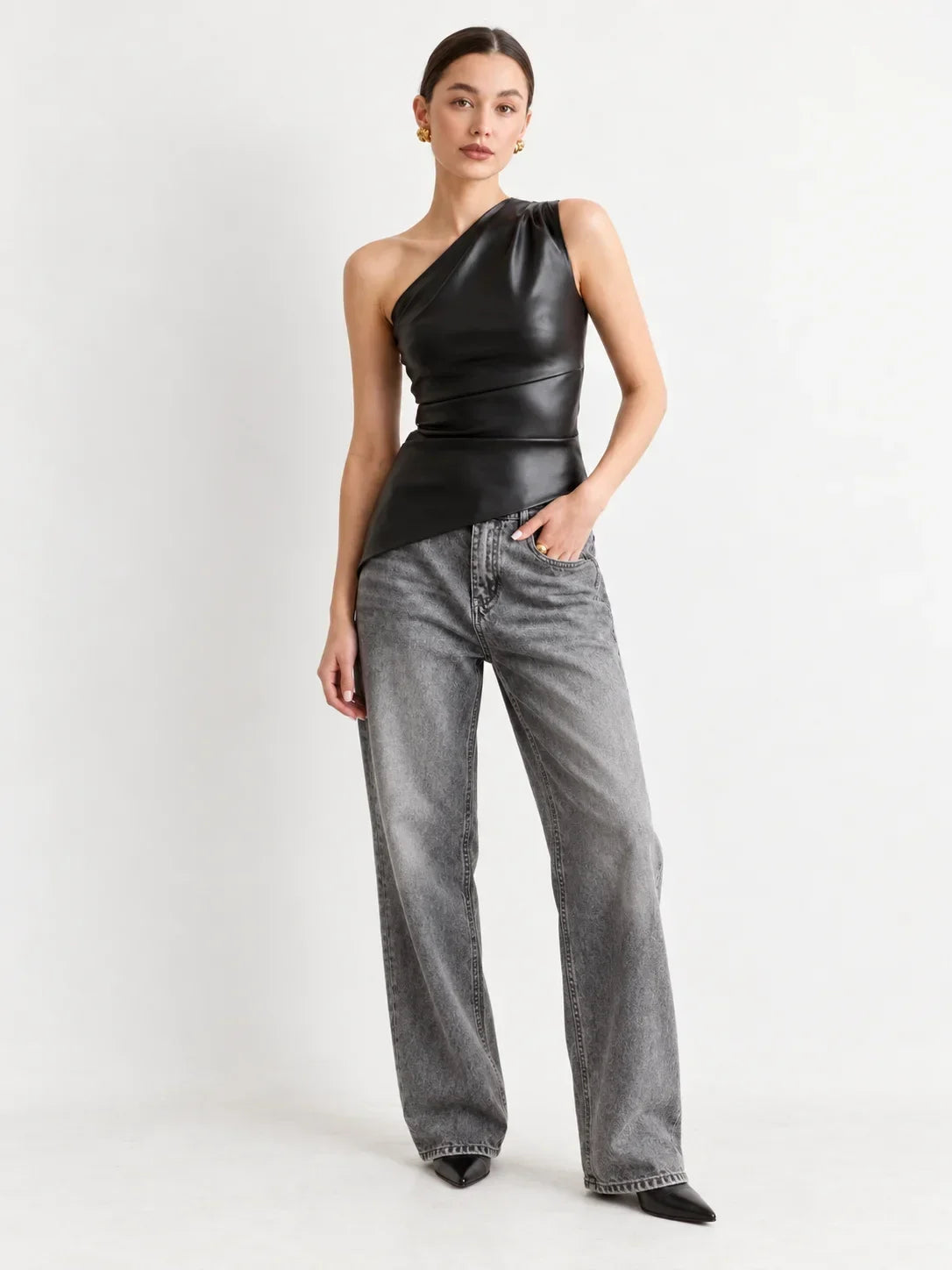 Asymmetric One-Shoulder Top