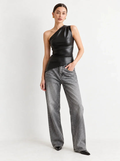 Asymmetric One-Shoulder Top