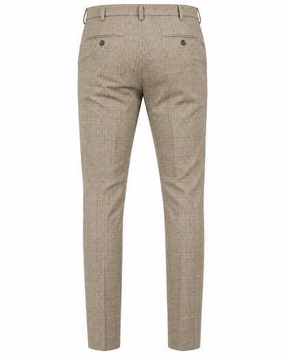 Checked Tailored Trousers