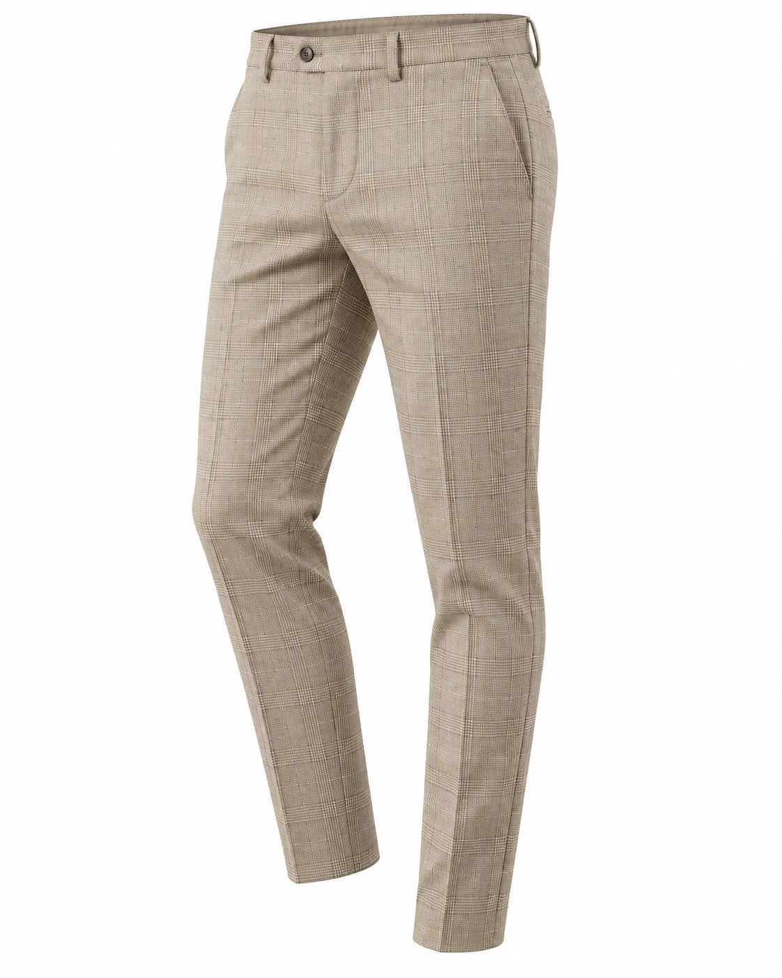 Checked Tailored Trousers