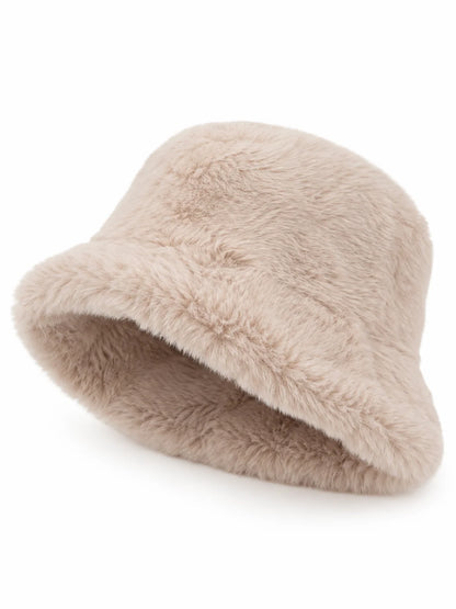 Plush Winter Bucket Hat