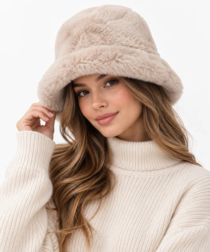 Plush Winter Bucket Hat